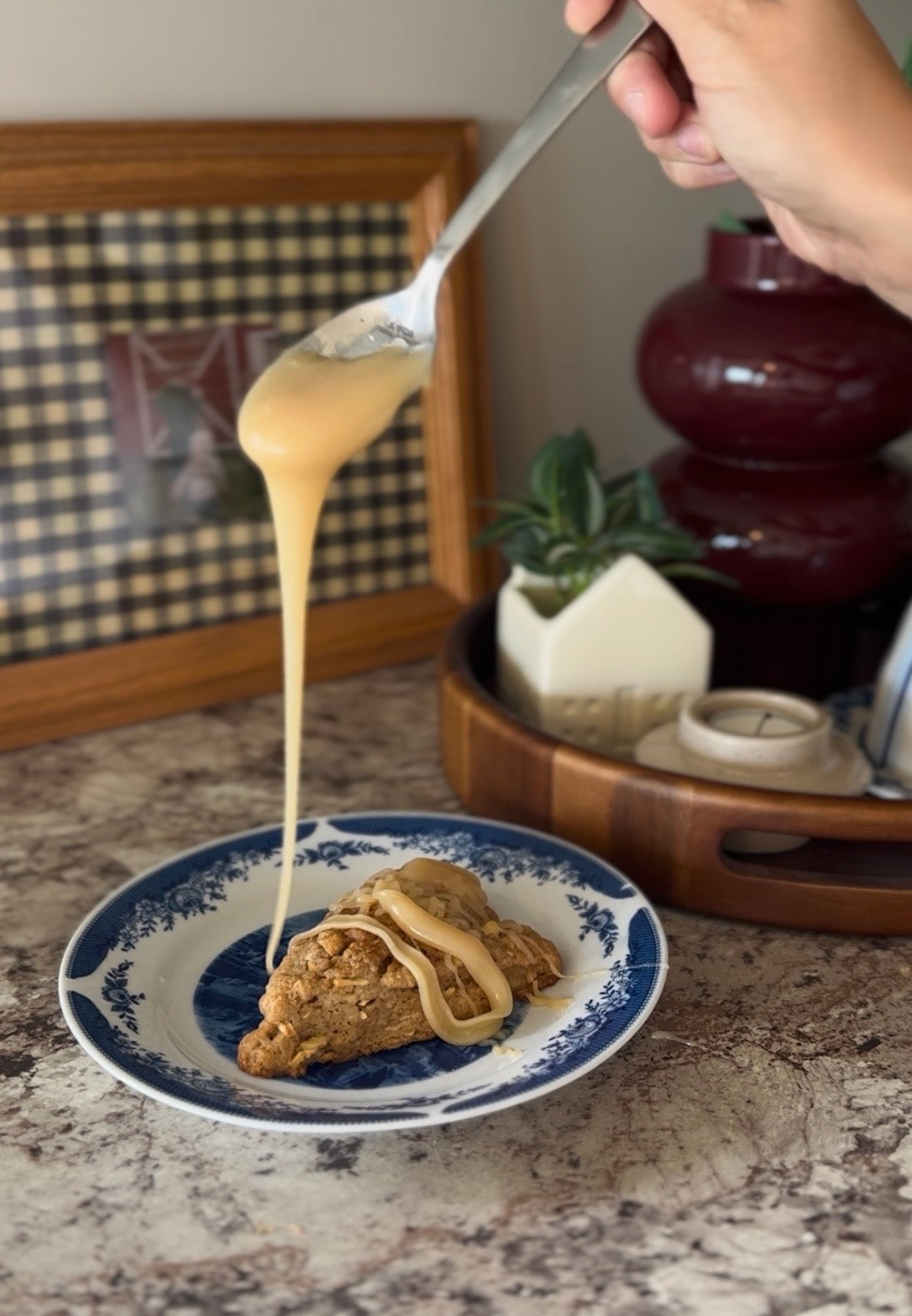 Box of 3 - Caramel apple sourdough scones